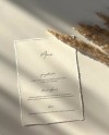 Menu weselne rustykalne Meadow – elegancka karta dań w stylu boho i vintage